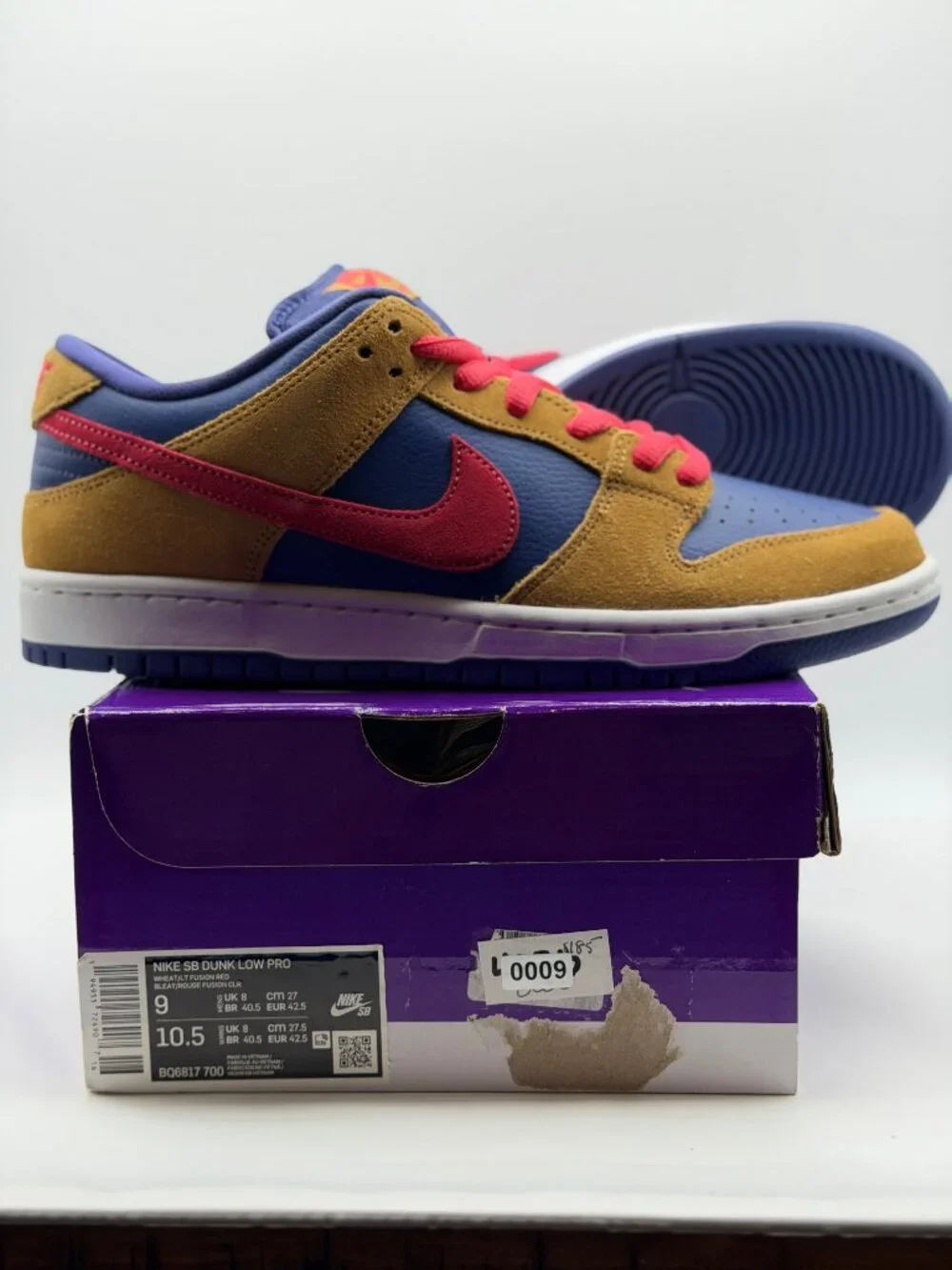 9M Nike SB Dunk Low - NEW - Reverse Papa Bear - Style: BQ6817-700